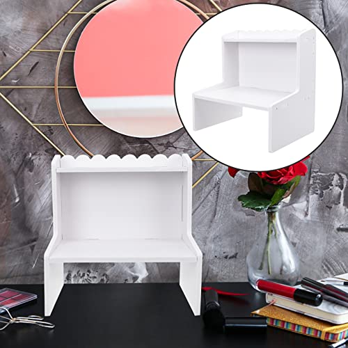 Cabilock Organizadores De Mesa De Madeira Mesa De Madeira Exibição Prateleira Estante Organizador De