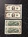 Uncut Currency Sheet Collectible Uncirculated Genuine $2 Dollar Bills Money (Two Notes)