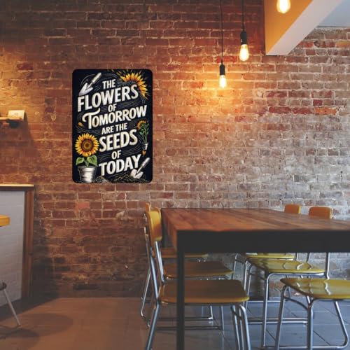 Image of Zesta Bathroom Decor Items Washroom Decor Tin Sign | Aesthetic Posters Wall Poster for Bedroom | Magnetic Cafe Decoration Items / Restaurant Decorations Items | Quirky Home Decor Bar Accent (Motivational (3))