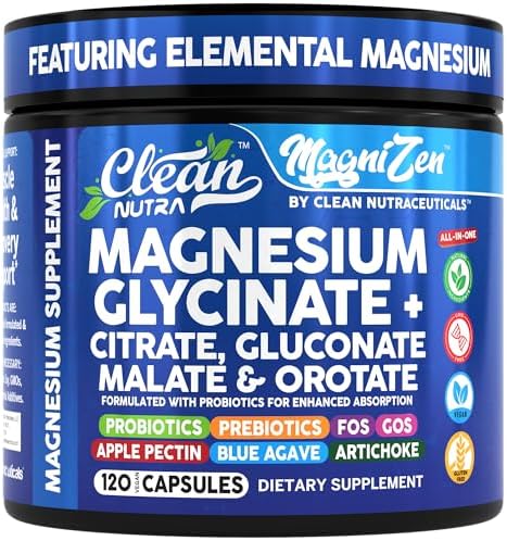 Amazon.com: Clean Nutra Magnesium Glycinate Citrate Malate Orotate