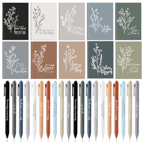 Mini journal de motivation et stylo pour accompagner les étudiants et collègues au quotidien