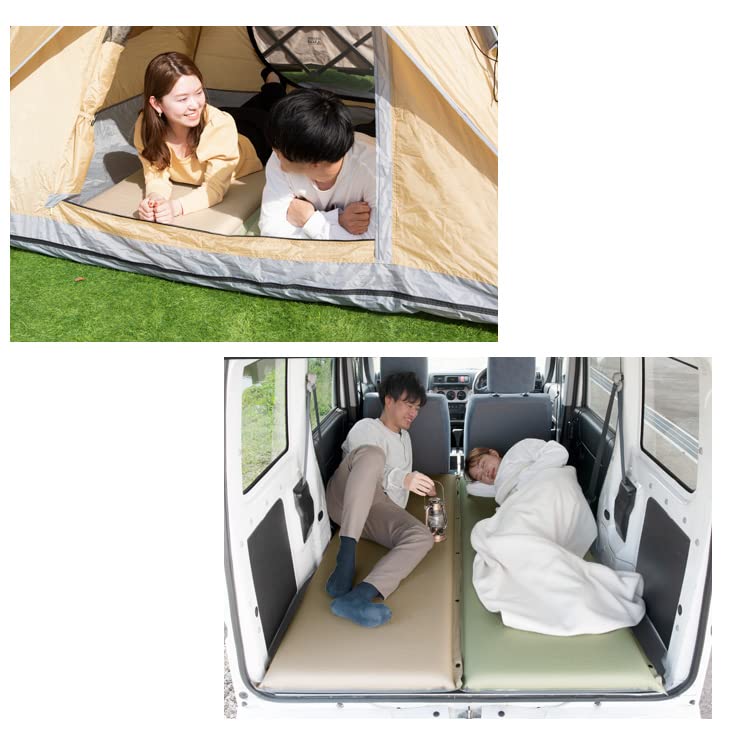 *値下げしました*車中泊マット タンスのゲン アウトドア キャンプ シュラフ タンスのゲン キャンプマット 厚手 折りたたみ インフレーター