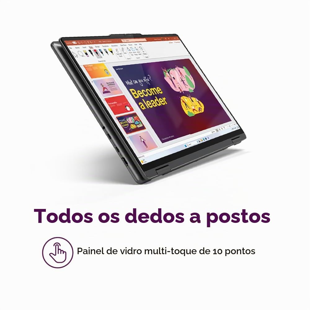 Lenovo Yoga 7 2 em 1 - Intel Core Ultra 7 155U 12 núcleos, 16 GB