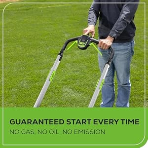 Greenworks 80V 21in Push Lawn Mower, 4.0 Ah Battery and Charger — photo 5 of 6