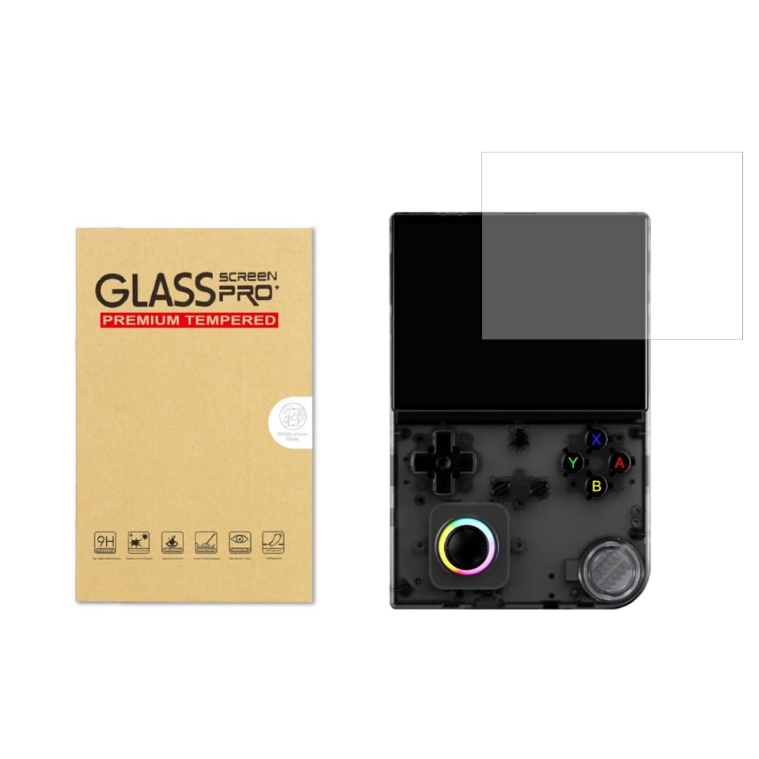Film de protection d'écran en verre trempé pour console de jeu Anbernic RG40XXV - Résistant aux rayures et à l'abrasion