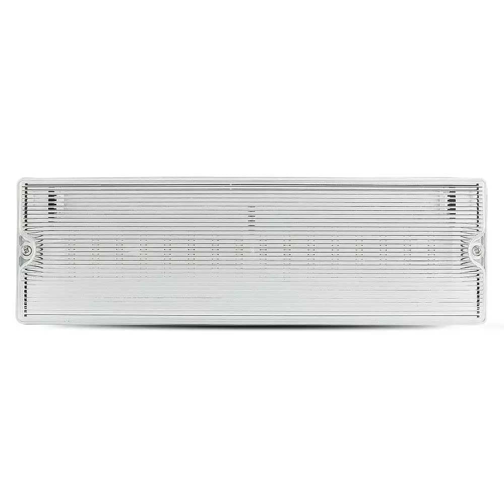 Manningham Lighting Light 5X 3W Led Ip65 3Hr Emergency Maintained/Non-Maintained Bulkhead Fire Safety Fitting With Exit Legends Up Down Left Right (5X S)