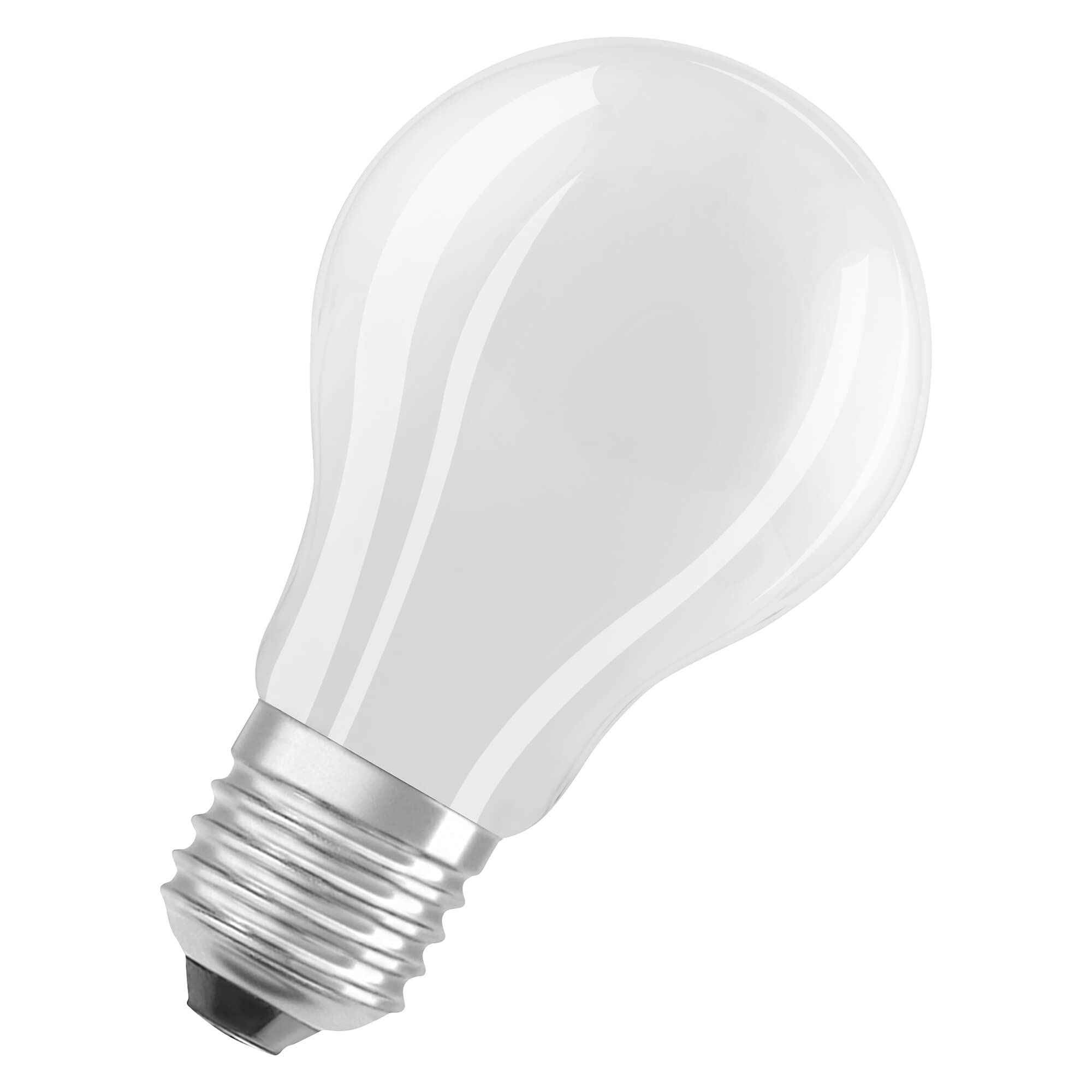 Osram Lampade LED ad alta efficienza con classe di efficienza energetica A, Confezione vantaggiosa con 5 lampadine, sostituzione 100W, bianco caldo (2700K), E27, vetro opaco