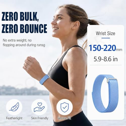 Image of Stretch Nylon Sport Strap Compatible For Google Fitbit Air (Only Strap)