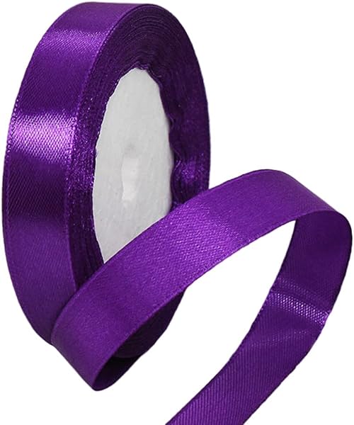 Lot de 22 m de ruban de 10 mm de largeur, en polyester satiné double face, épais pour emballage cadeau, travaux manuels, Noël, Saint-Valentin, bouquets, décoration de gâteaux et mariage, vert sauge - 5