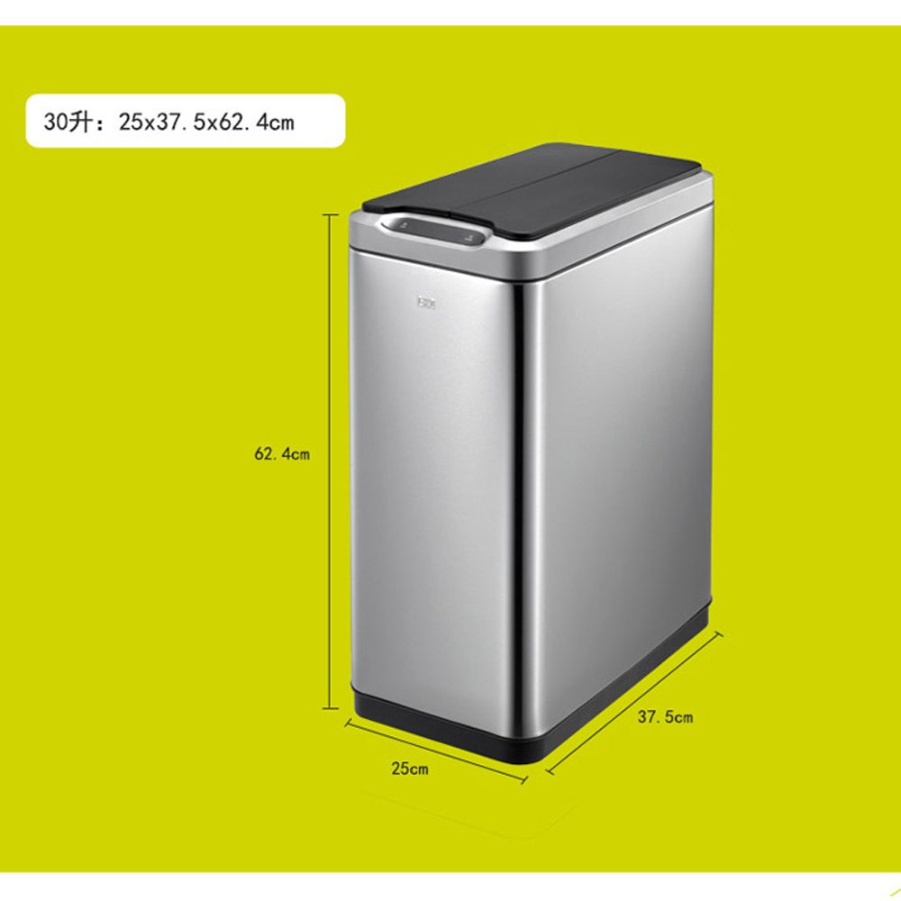 EKO 自動開閉 ファントムセンサーごみ箱 30L EK 9277 EKO ゴミ箱 30L デラックスファントム センサービン ステンレス