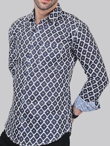Image of TB Trybuy.in Urbanite Men's Printed Casual Cotton Shirt for Men