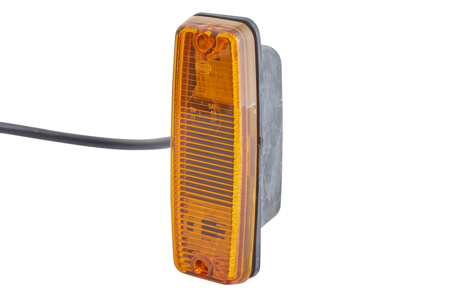 HELLA 2BM 002 847-011 Zusatzblinkleuchte - Glühlampe - 12/24V - Lichtscheibenfarbe: gelb - links/seitlicher Einbau