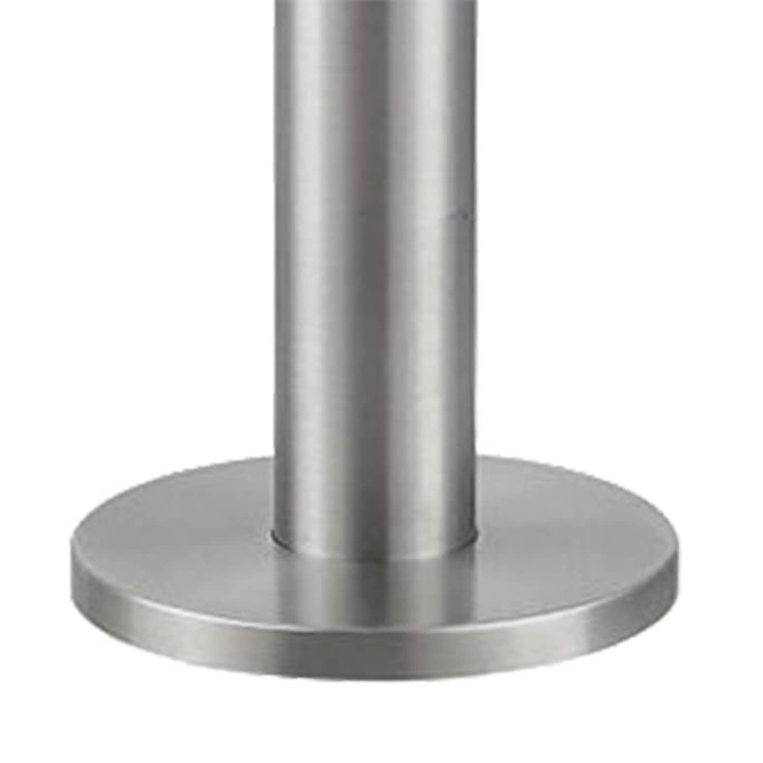 SINED Douche exterieure en acier inoxydable AISI 316L satinee avec entree deau chaude et froide melangeur et douche a main corps et accessoires en inox modele DOCCIA BUDONI INOX