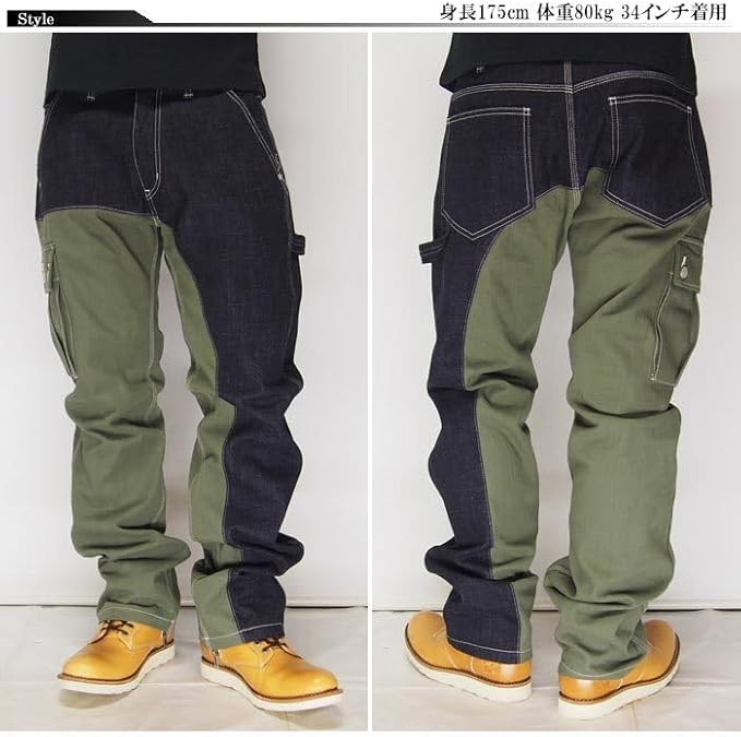 児島ジーンズ クォーターコンボパンツ　RNB-1117 W34 日本製 Amazon | [児島ジーンズ] クォーターコンボパンツ/日本製/ワン