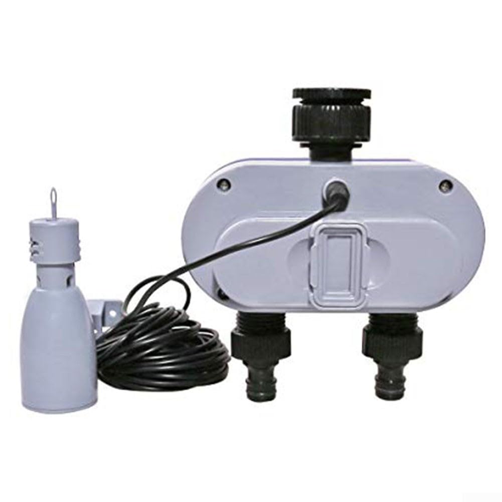 Regolatore del temporizzatore di irrigazione del giardino con il sensore della pioggia, sistema di irrigazione automatico con cavo di 7M per la protezione delle piante