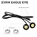 YITAMOTOR 23mm Eagle Eye Led Bulb White, Ultra Thin High Power 9W 12V Turn Signal Light Fog Light Car Motorcycle DRL Tail Backup Marker Bulbs,10-Pack