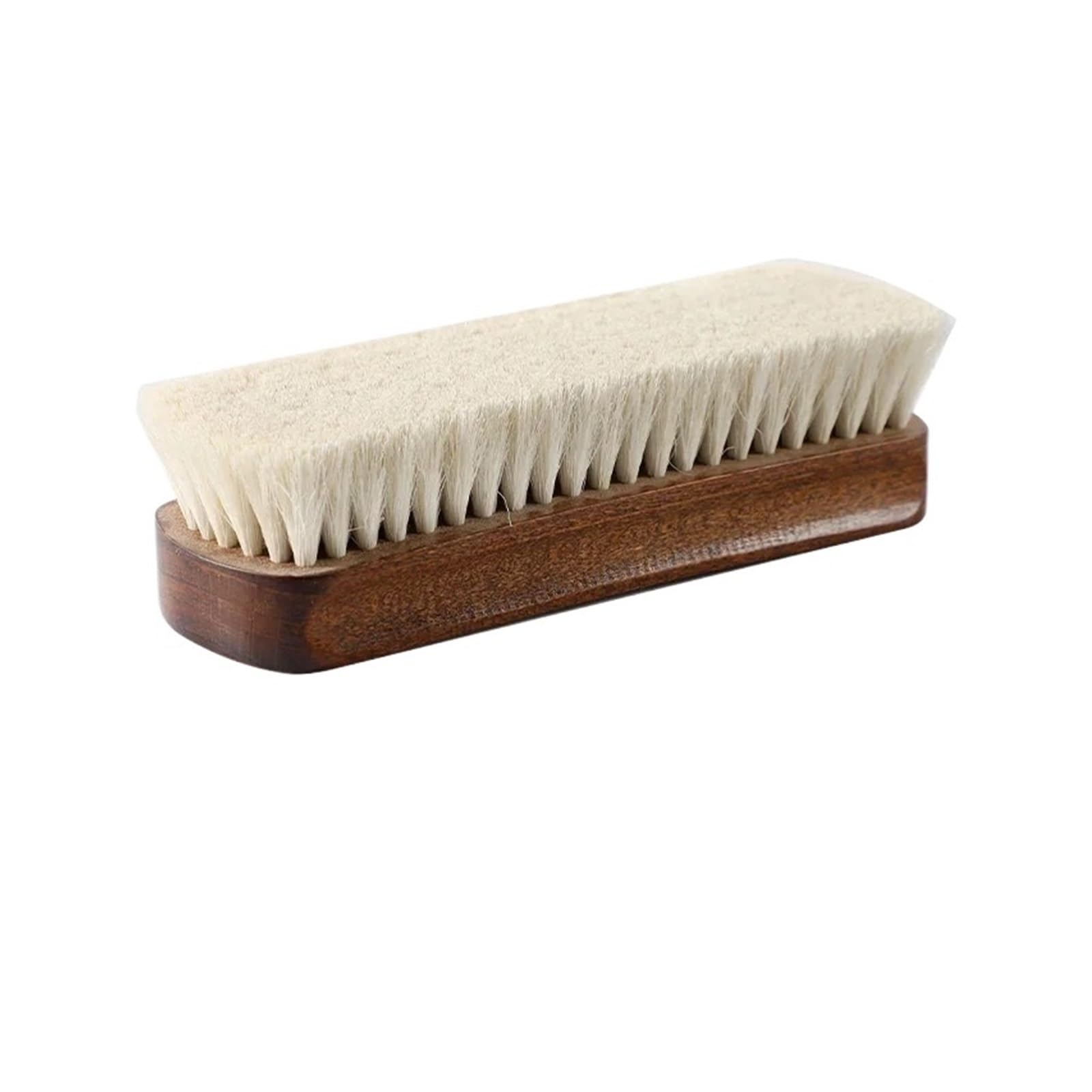 Shoe Brush Shoe brush wool hair leather care shoe polish boot cleaner Multifunctional Soft with wooden handle