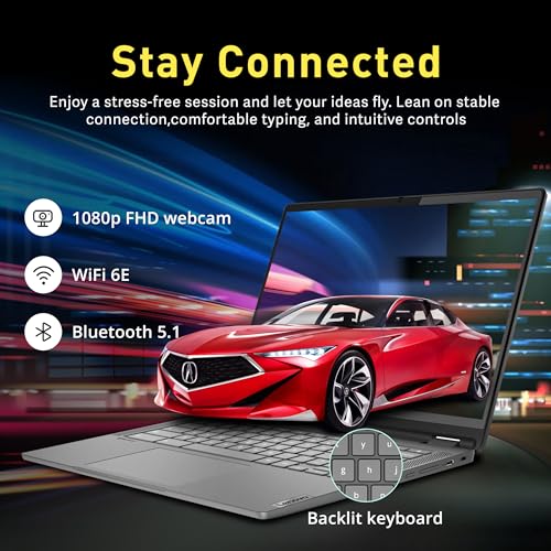 Image of Lenovo IdeaPad Flex 5i Plus 14 inch WUXGA 2-in-1 Touch Chromebook, Intel i3-1315U, 8GB RAM, 288GB Storage (128GB eMMC+160GB Docking Station Set), Backlit Keyboard, FHD Webcam, Wi-Fi 6E, Chrome OS, Gray