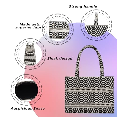 Image of Women's Tote Bags - Stylish Handbags for Office, College & Party Use | Spacious & Trendy Shoulder Bag for Work, Casual & Evening | Durable, Lightweight & Fashionable Tote for Women (Multicolor-53)