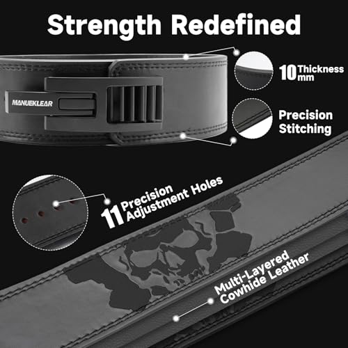 Lever Lifting Belt for Man and Women, Weightlifting with Adjustable Heavy Duty Buckle, Professional Weight Lifting Belt - Image 4