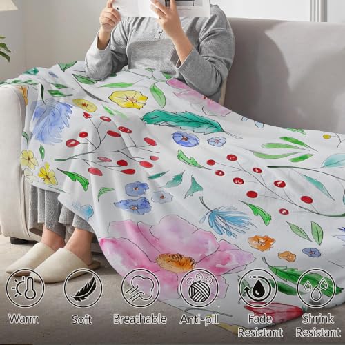 Couverture composition florale pour chambre et salons cocooning - 7