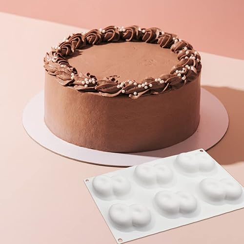 Miniatura 7 de Molde de cereza de 6 cavidades para hornear, postre, gelatina, helado, formas de frutas, molde de silicona para chocolate, dulces, pastelería,