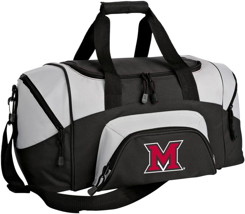 SMALL Miami RedHawks Duffel Bag Miami University Gym Bags or Suitcase