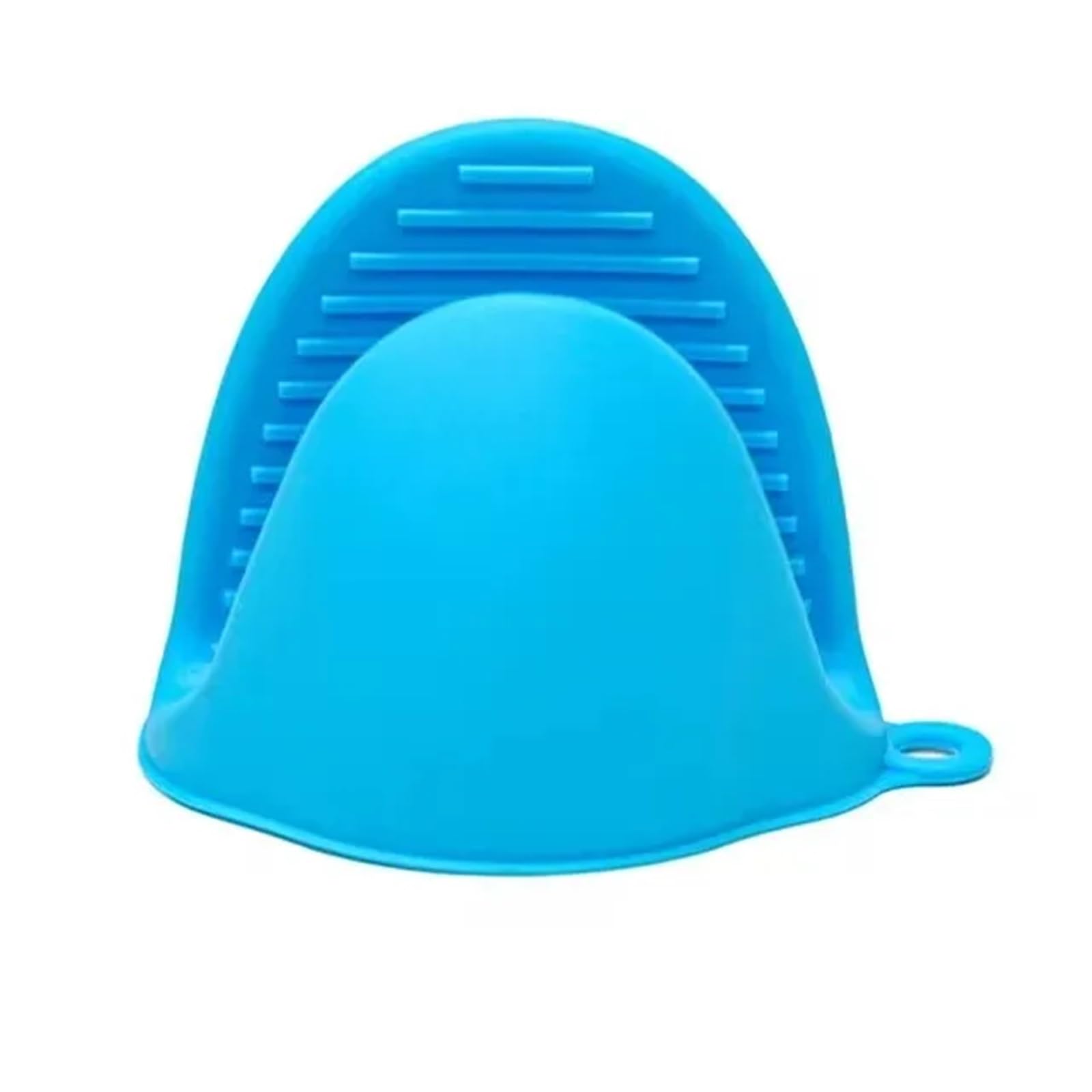 2Pc Oven Mitts Silicone Heat Resistant Pinch Cooking Grips Pot Holder and Potholder for Kitchen For Cooking & Baking(Blue)