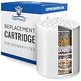 20 Stage Universal Replacement Cartridge with Vitamin C for Shower Filter - Water Softener Cartridge Removes Chlorine - Reduces Fluoride & Chloramine