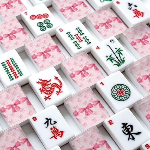 Set de Fichas American Mahjong 166 piezas Acrílico con Bolso miniatura 4