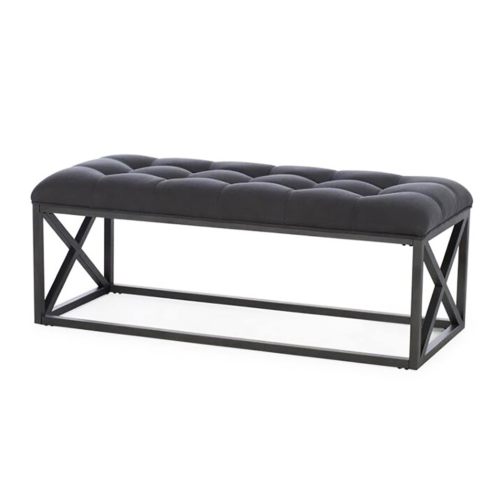 Banc d'entree a chaussures gris pour une maison ordonnee
