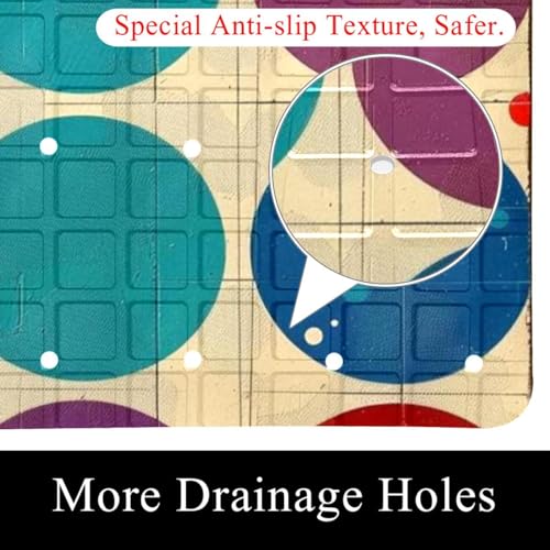 Tapis de bain antidérapant à séchage rapide contre les sols glissants - 3