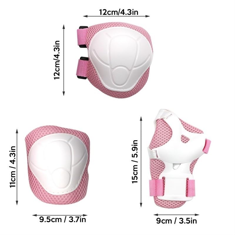 Ensemble de coudières et genouillères for enfants de 3 à 9 ans, 6 pièces, genouillères, cyclisme, patinage à roulettes, équipement de protection, Sport, attelle de sécurité for les mains et les poigne