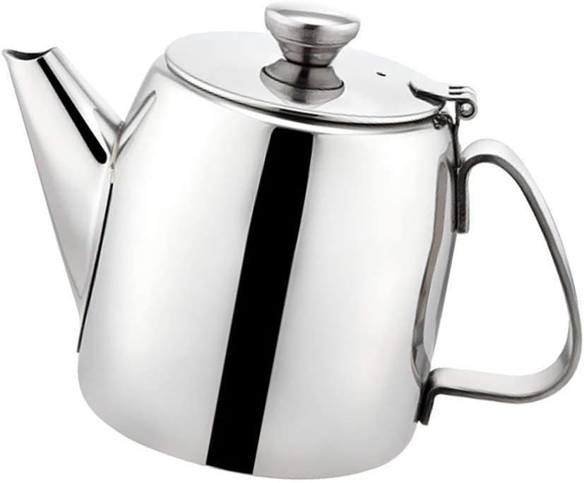 Stainless Steel Cold Water Juice Coffee Pot Teapot Jug Kettle Pitcher - Silver, 2.8L Silver 2.8L