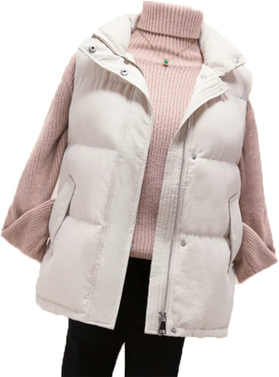 ダウンベスト レディース 冬 ベスト 無地 シンプル 通勤 通学 スポーツ カジュアル アウトド 暖かい 薄い 防寒 ダウン