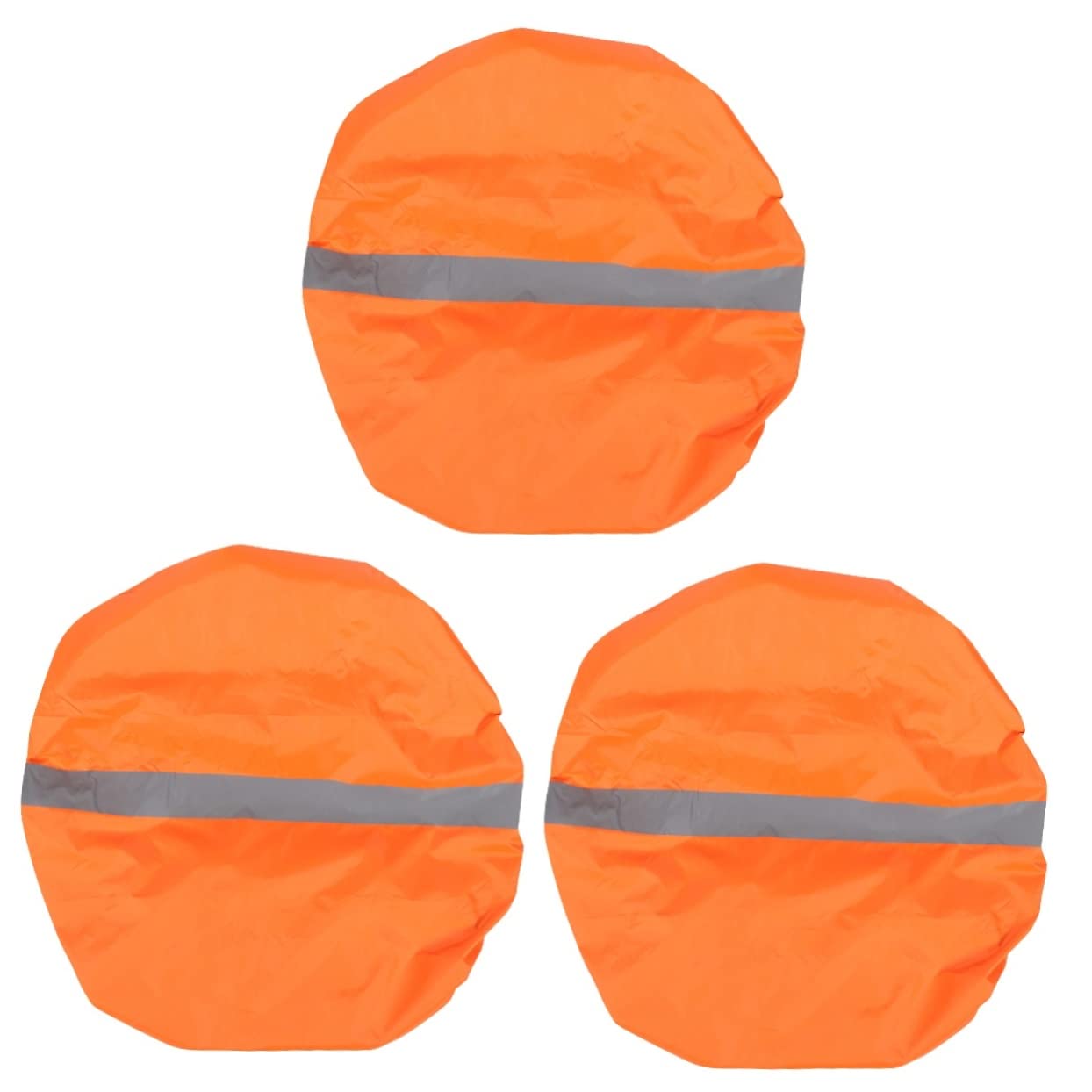 balacoo 3pcs Reflective Backpack Rain Cover for Hiking Cycling Night Backpack Rainproof Cover