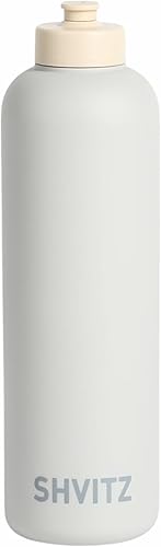 Miniatura 15 de Botella de agua deportiva de 24 onzas, suave al tacto, diseño resistente a derrames con boquilla para beber con una sola mano, botella de fitness