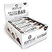 Bodylab24 Eat Clean Protein Bar 12 x 65g / Protein-Riegel mit wertvollen Ballaststoffen / 20g Eiweiß pro Riegel / Leckerer Eiweißriegel für Fitness, Sport und unterwegs / Erdnuss-Karamell
