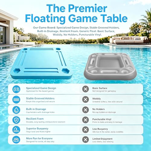 Mesa flotante para Mahjong impermeable 31.5" x 31.5" miniatura 5