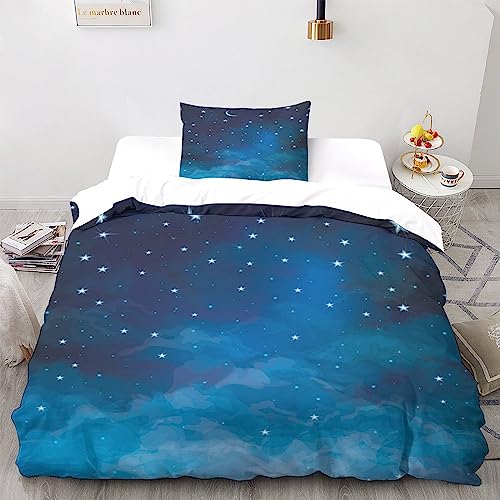 Couette légère Cosmos microfibre 3D anti-glisse avec zip lit simple