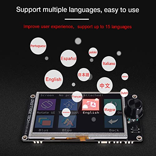 Bigtreetech Tft35 V3.0.1 Touch Screen Display Reprap Smart Controller Panel 2 Working Modes Compatible With Skr V1.4/Skr 2 3D Printer Parts #TOP3