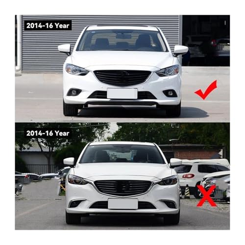 Sourcils phares Mazda 6 2014-2016, superposition aérodynamique M6 - 5