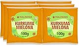 MALINOWE KURKUMA GEMAHLEN AROMATISCH INTENSIV GEWÜRZ 6x100g
