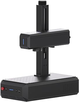 ComMarker B6 20W Fiber Laser Engraver, Auto Focus Screen, Portable Laser Engraver, Color Marking, 150mm x 150mm, Lightburn Compatible, Laser for Metal, Plastic, Jewelry