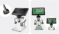 Vista 8 de Mikikit 1pc Digital Microscope Display and Led Light for Industrial Repair High-Definition Viewing Design for Precision Work