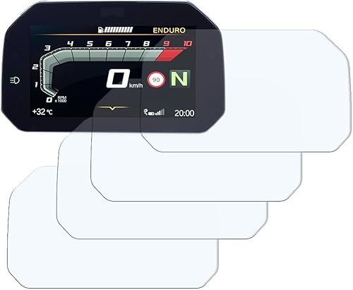 Speedo Angels Protector de pantalla de salpicadero compatible con R 1250 GS (2018+) - 2 x Ultra Clear & 2 x Anti Glare