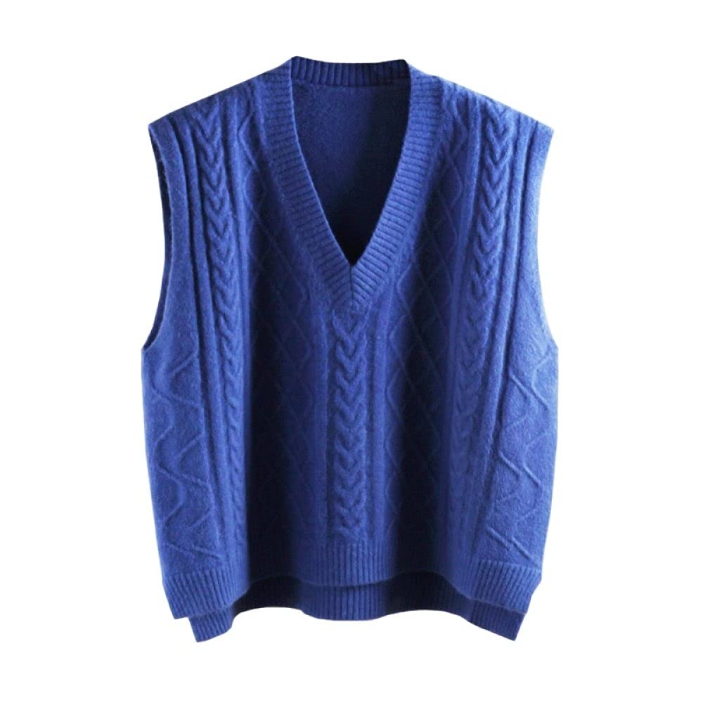 Donna Maglione Senza Maniche,Gilet Lavorato A Maglia Da Donna - Foto 10