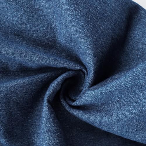 Sinzelimin Men's Jeans Pants Dressy Casual Denim Trouser Fashion Solid Color Stretch Loose Comfy Office Work Sweatpant3