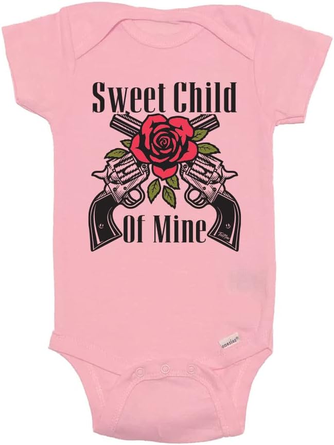 TeeNow - Sweet Child Of Mine - Short Sleeve Baby Infant Bodysuit - Boy/Girl