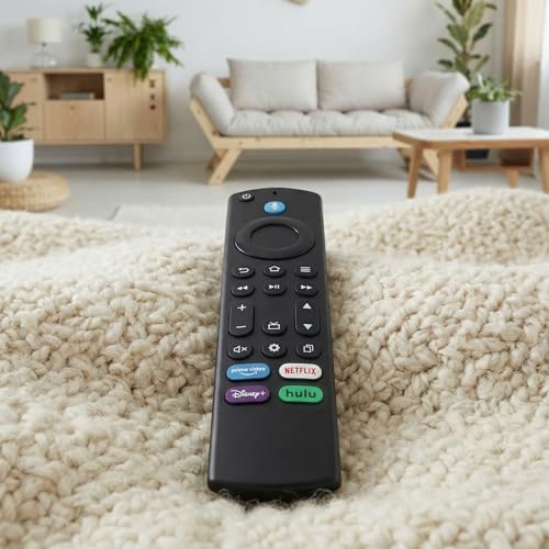 Image of Replacement Voice Remote Fit for Insignia NS-24F201NA23,NS-32F201NA23,NS-42F201NA23,NS-43F301NA25,NS-50F301NA24,NS-65F301NA23,Compatible with AMZ Fire Series,Toshiba,Pioneer,Echo-Show 15 inch to 21 inch